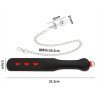 Correct Me Paddle avec Chaîne et Plug Spank plug 30cm